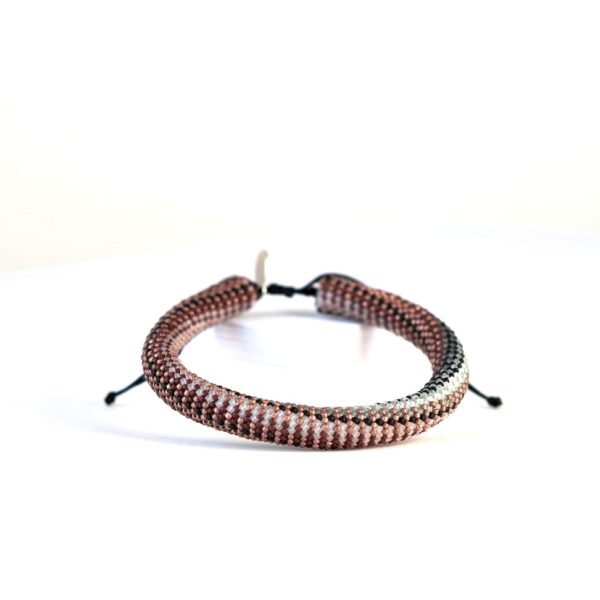 Iterum Men's Bracelet in Harmonious Terracotta Variation - PORTOMEA JEWELRY ITERUM COLLECTION