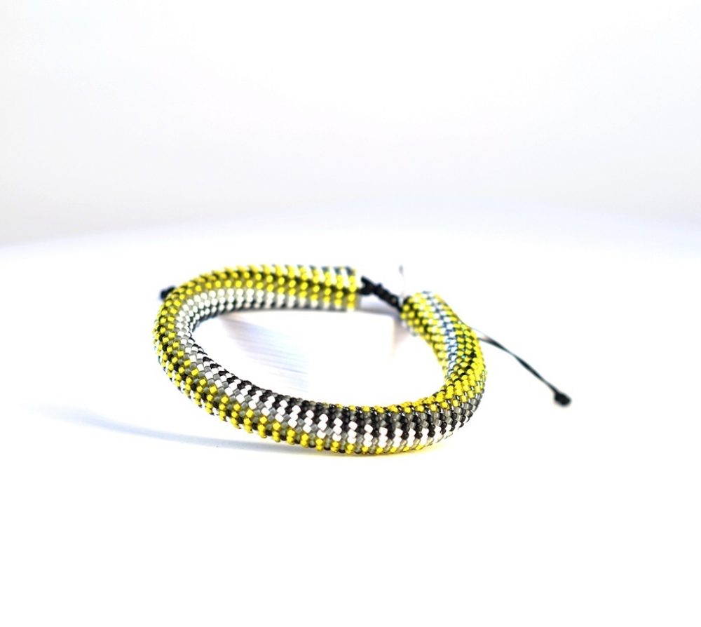 Iterum Women's Bracelet in Energetic Yellow Variation - PORTOMEA JEWELRY - ITERUM COLLECTION