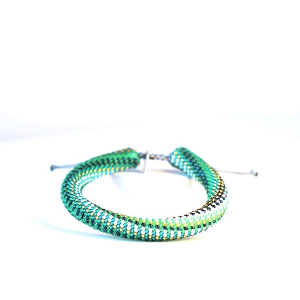 Iterum Women's Bracelet in Evocative Emerald Variation - PORTOMEA JEWELRY - ITERUM COLLECTION