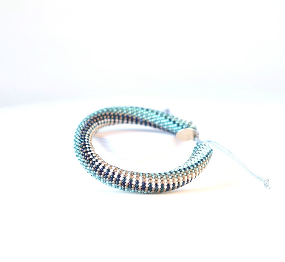 Iterum Women's Bracelet in Open Blues Variation - PORTOMEA JEWELRY - ITERUM COLLECTION