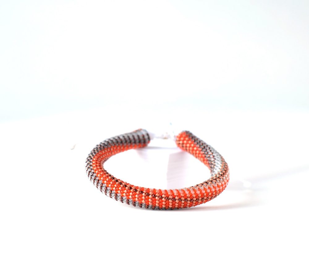 Iterum Women's Bracelet in Orange Peach Variation - PORTOMEA JEWELRY - ITERUM COLLECTION