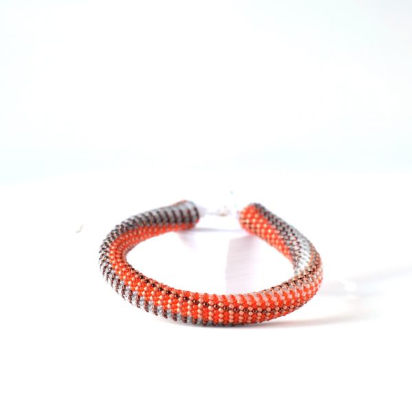 Iterum Women's Bracelet in Orange Peach Variation - PORTOMEA JEWELRY - ITERUM COLLECTION