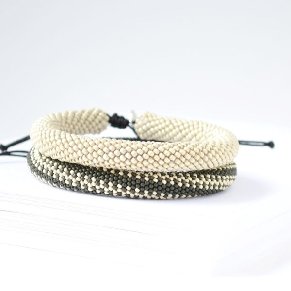 Men's Bangle in Dark Olive PORTOMEA & MEMENTO COLLECTION