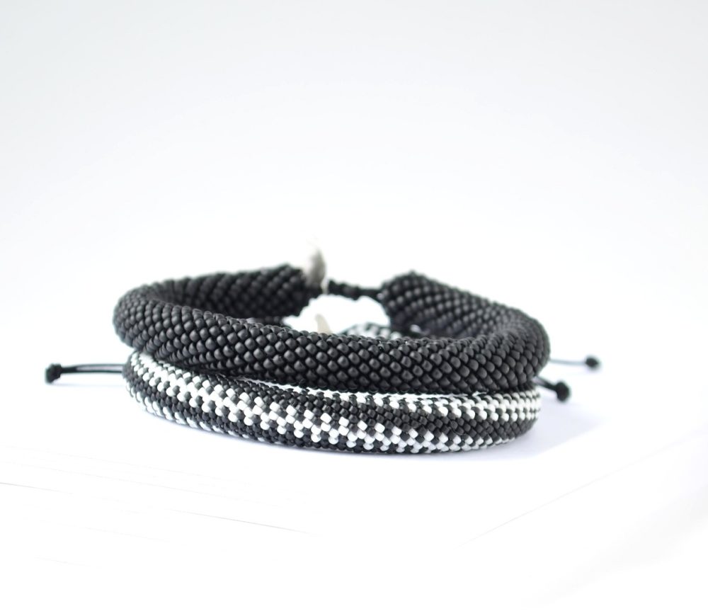 Men's Bangle in Jet PORTOMEA & MEMENTO COLLECTION